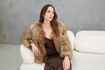 Load image into Gallery viewer, Nala Raccoon Jacket  Natural
