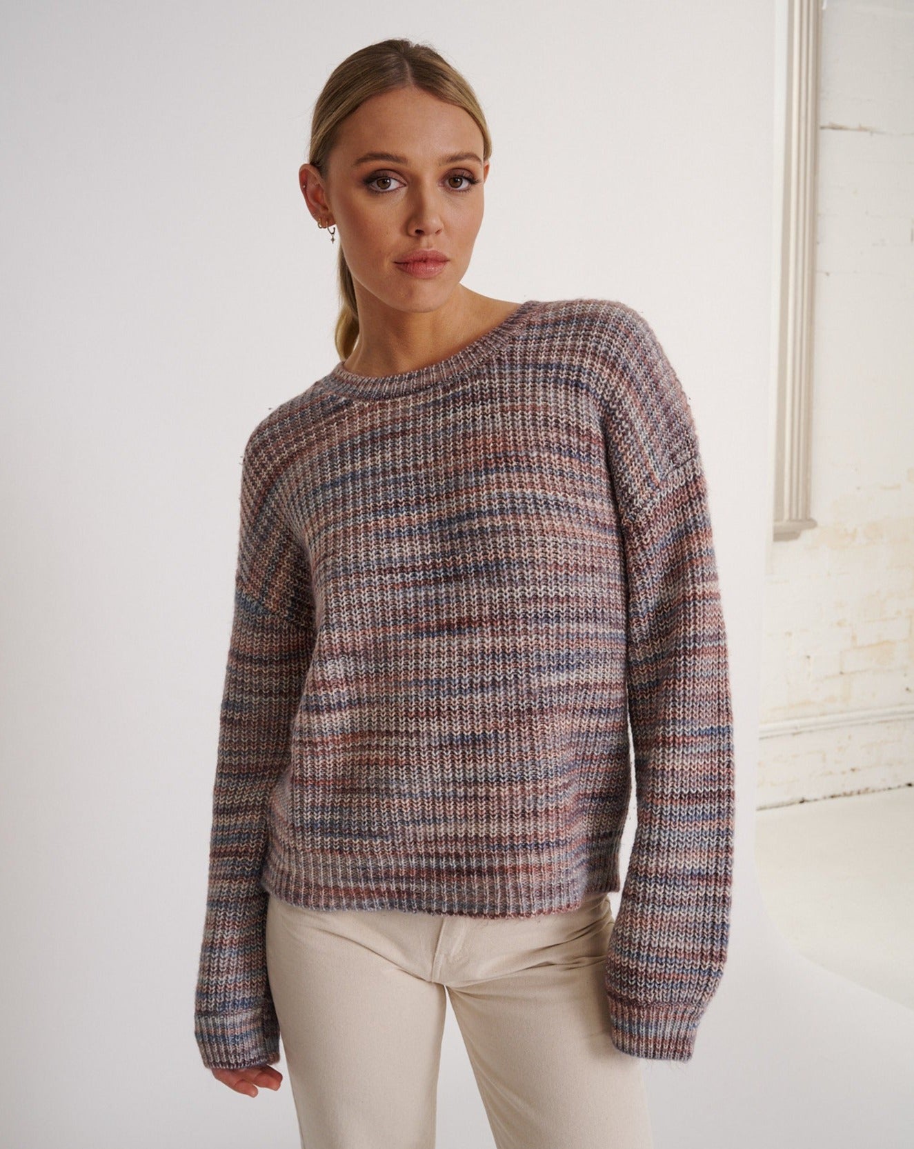 Tory knit Multi Taupe