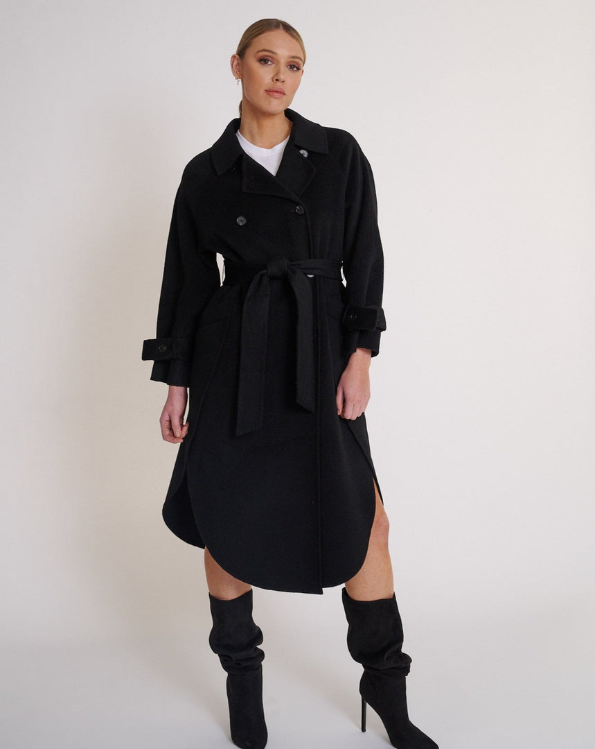 Piper Wool Coat Black
