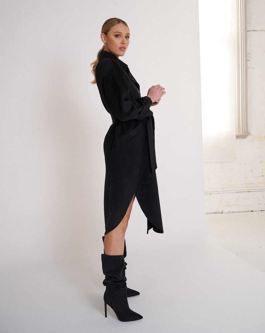 Piper Wool Coat Black