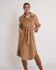 Piper Wool Coat Nude Beige