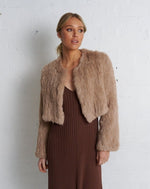 Load image into Gallery viewer, Arnia Crop Jacket Beige
