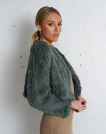 Load image into Gallery viewer, Arnia Crop Jacket Sage
