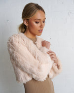 Load image into Gallery viewer, Arnia Crop Jacket Blush
