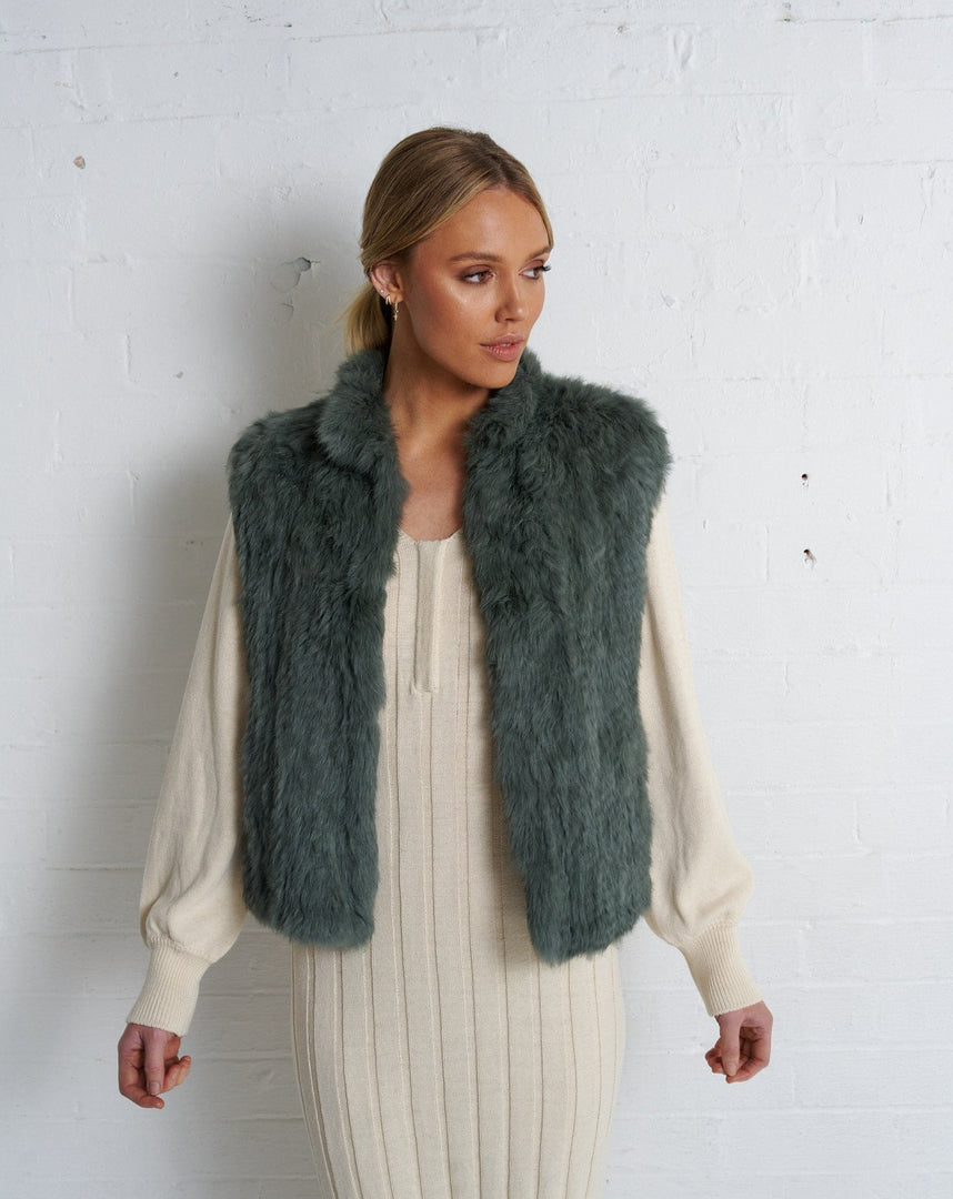 Neeve Vest  Sage