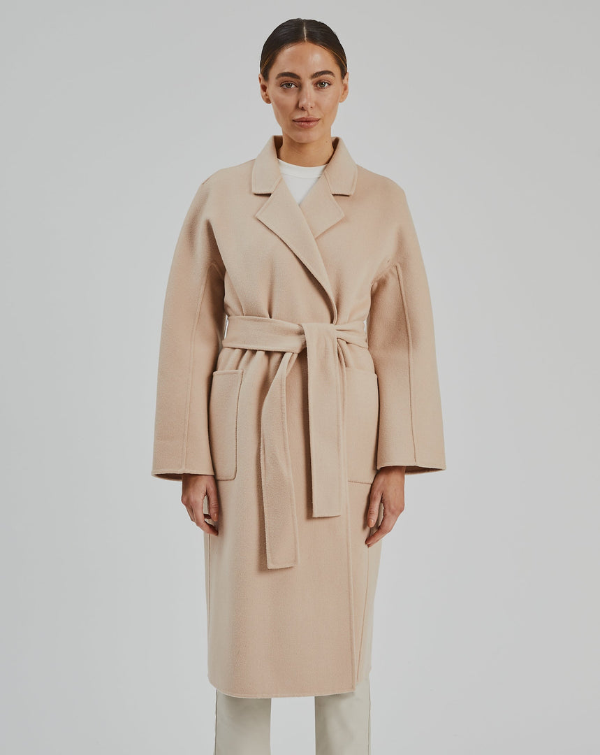 Celine Wool Coat  Beige
