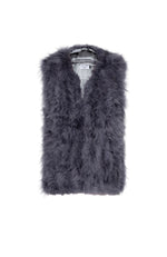 Load image into Gallery viewer, Shelby Hood Vest  Grey (SAMPLE)
