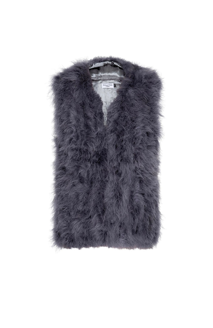 Shelby Hood Vest  Grey (SAMPLE)