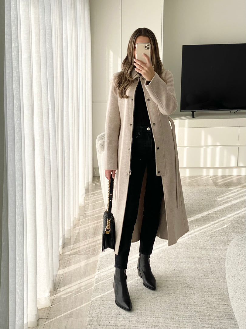 Harlow Wool Coat  Oatmeal