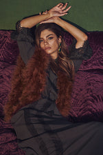 Load image into Gallery viewer, Alektra Vest Henna Brown

