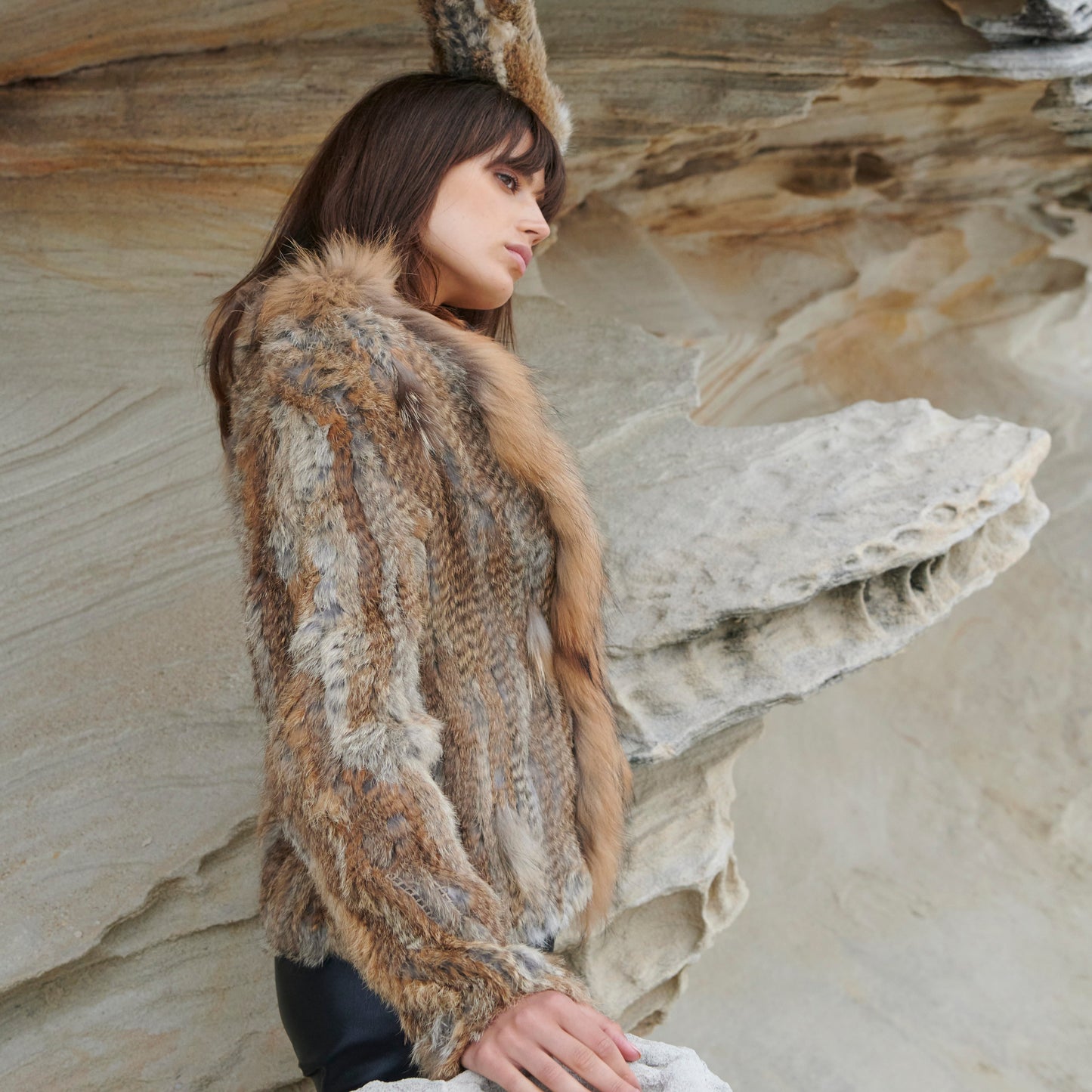 Lady Luxe Furs Jacket  Natural