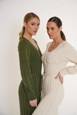 Load image into Gallery viewer, Arabella Knit Dress  Bone
