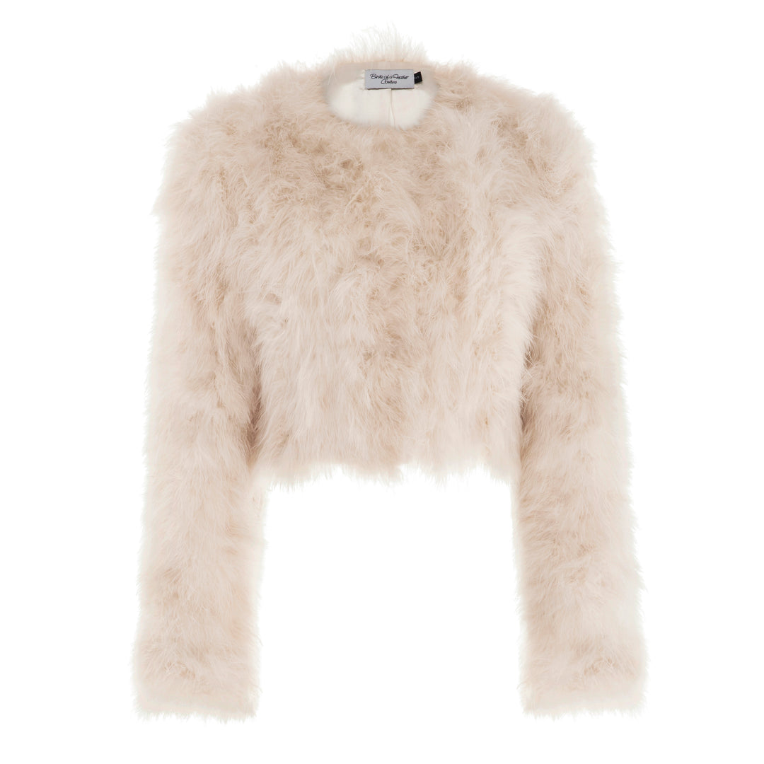 Milly Crop Jacket  Cream