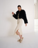 Load image into Gallery viewer, Milly Crop Jacket  Black
