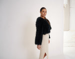 Load image into Gallery viewer, Milly Crop Jacket  Black
