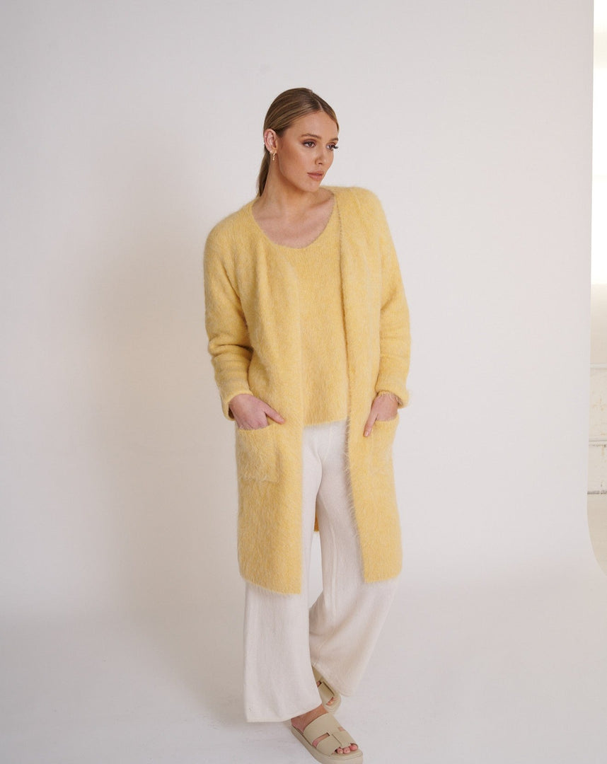 Elora Alpaca Knit Lemon