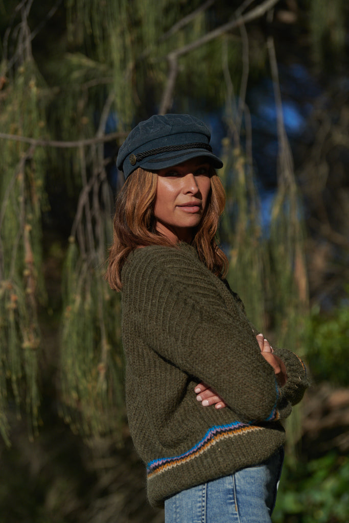 Portia Knit Khaki (SAMPLE)