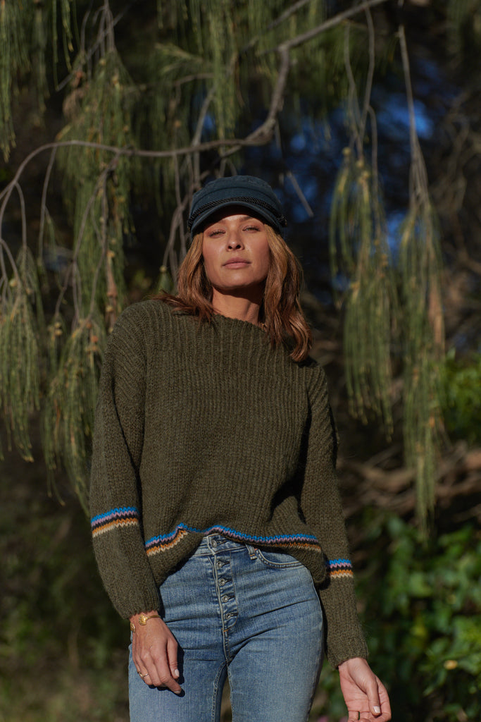 Portia Knit Khaki (SAMPLE)