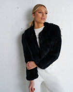 Load image into Gallery viewer, Arnia Crop Jacket Black
