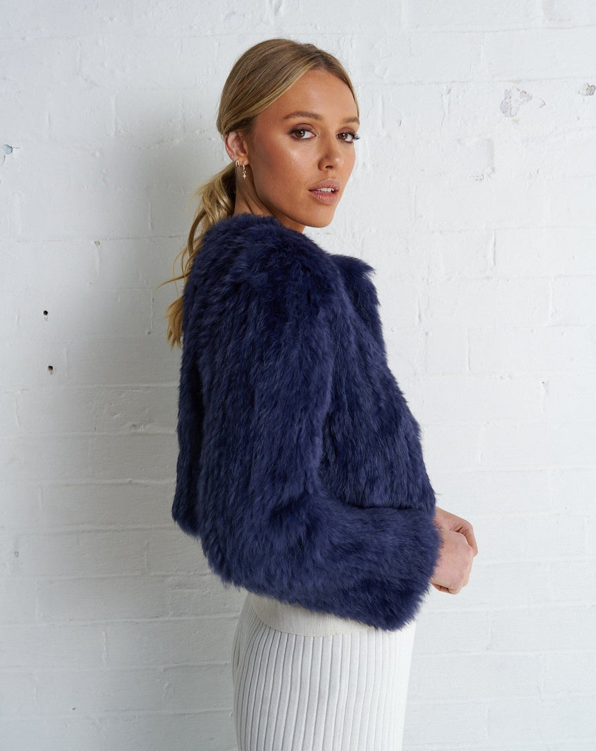 Arnia Crop Jacket Navy