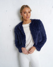 Arnia Crop Jacket Navy