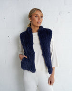 Load image into Gallery viewer, Neeve Vest  Navy
