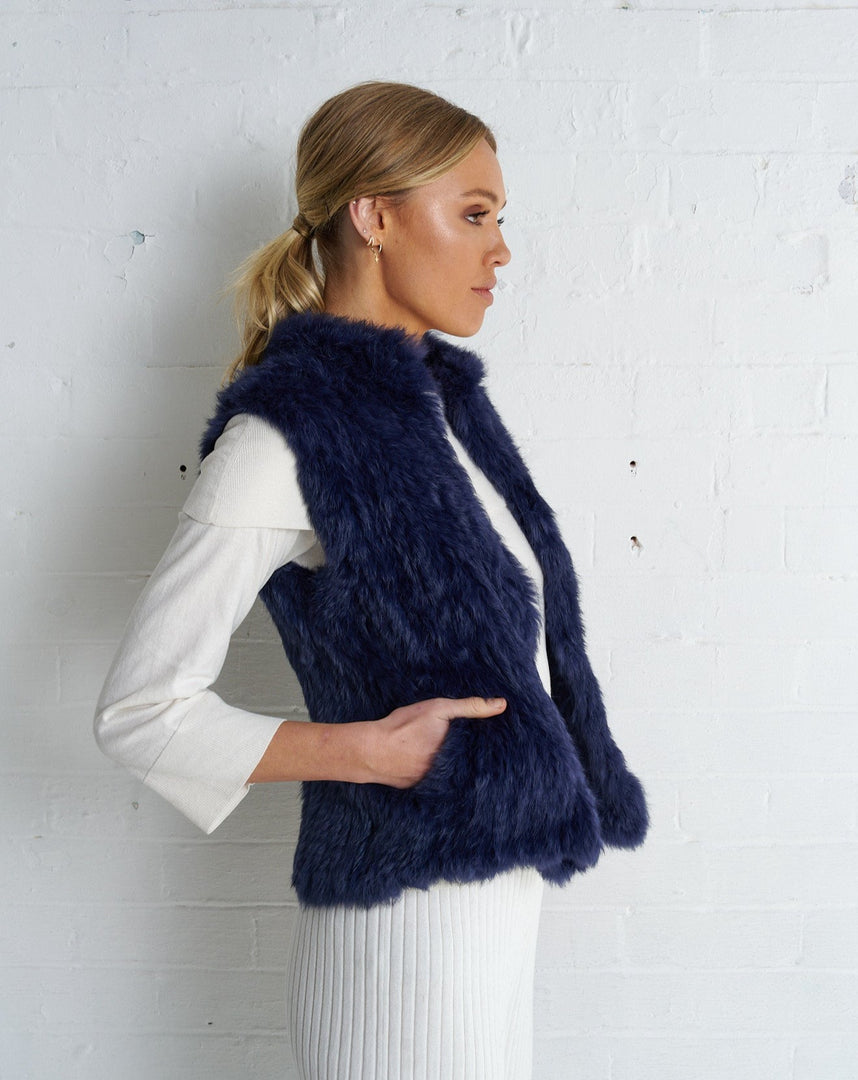 Neeve Vest  Navy