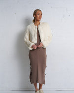 Load image into Gallery viewer, Arnia Crop Jacket Cream
