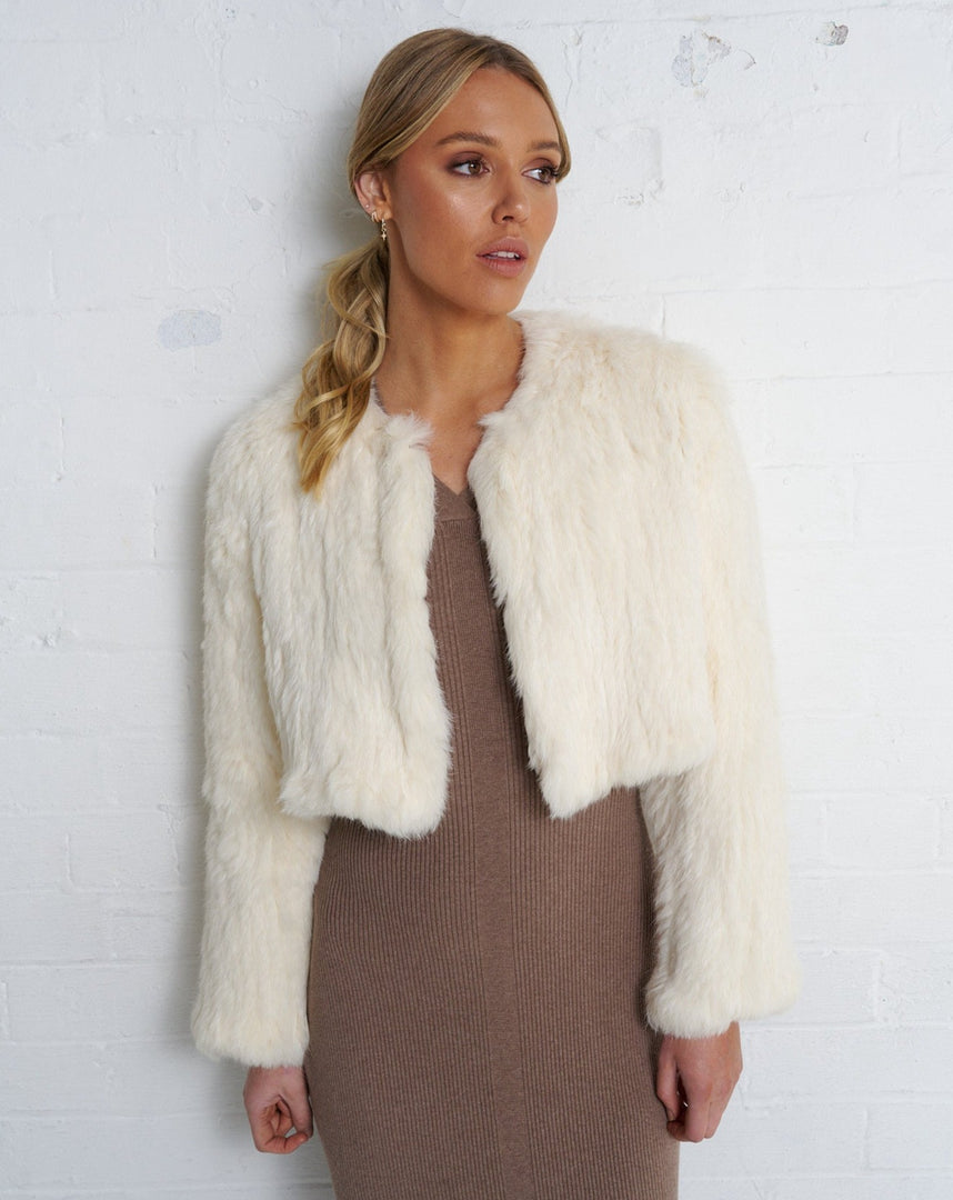 Arnia Crop Jacket Cream