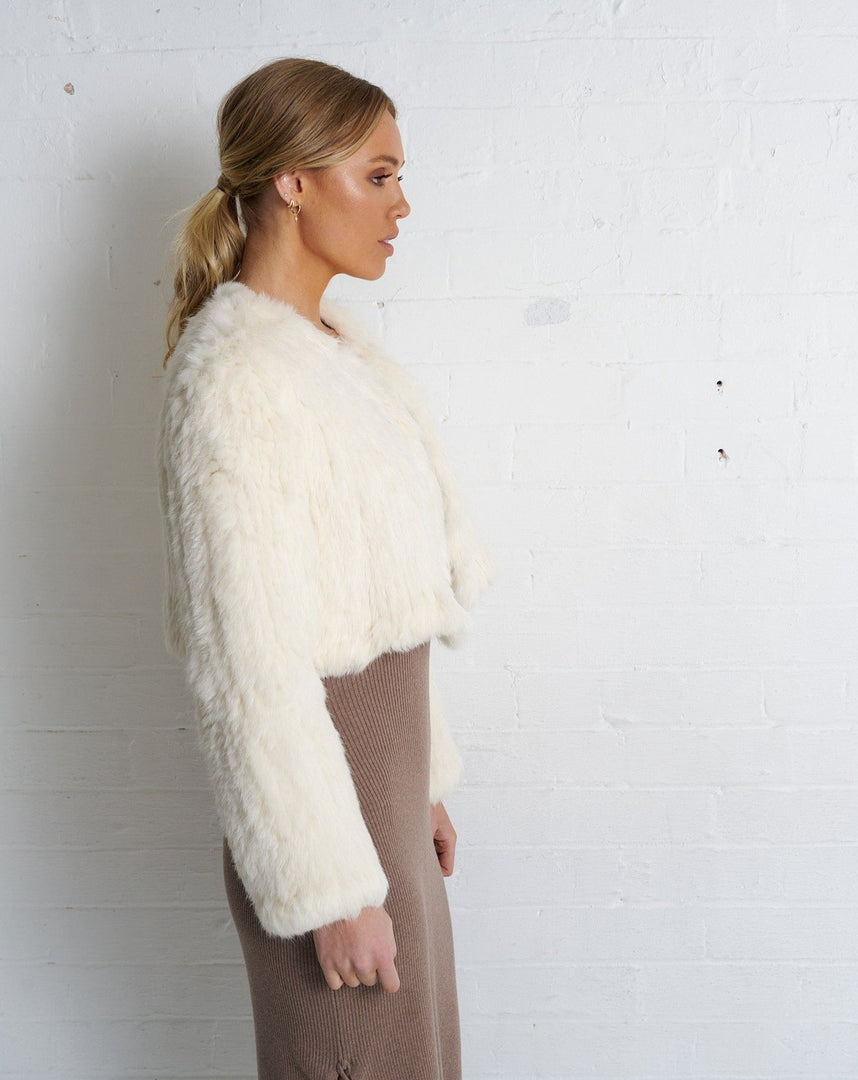 Arnia Crop Jacket Cream