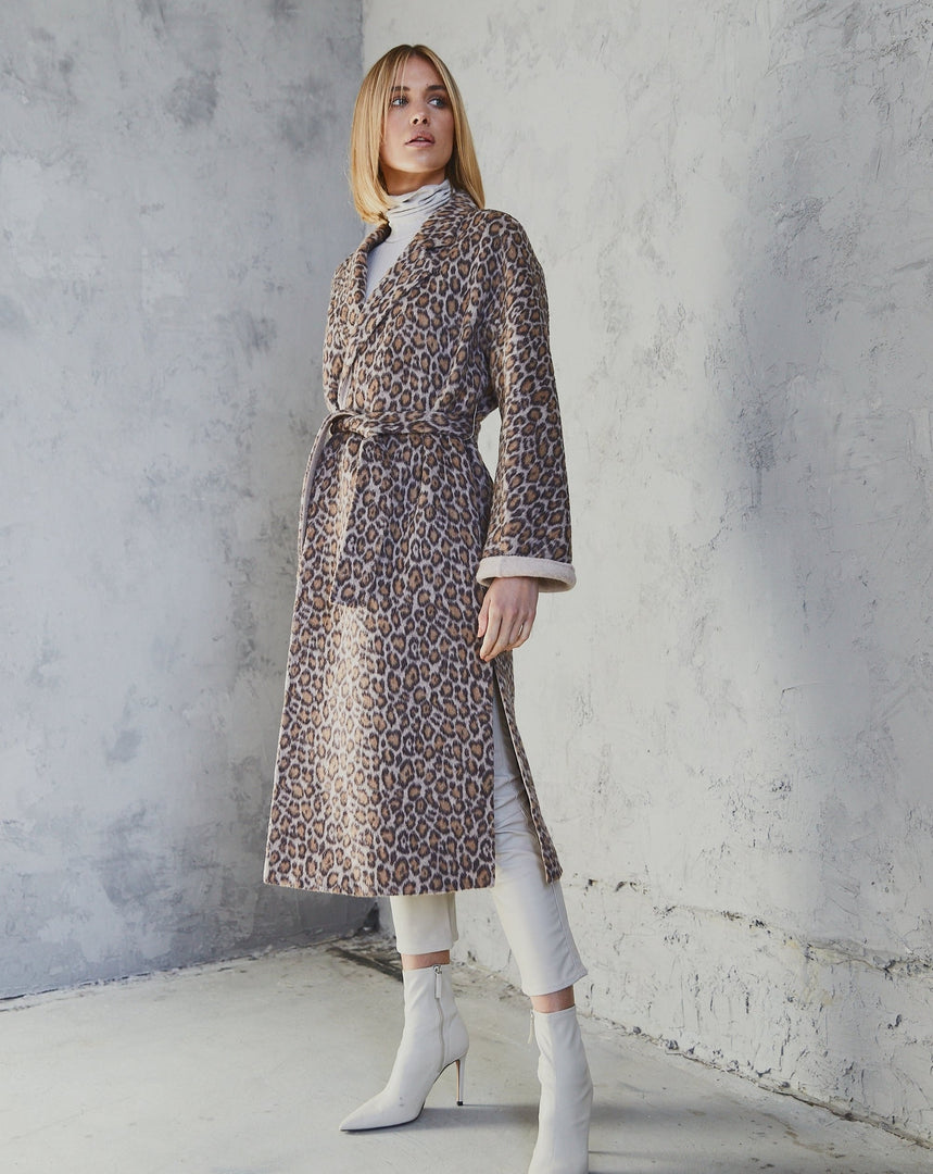 Nora Coat  Leopard