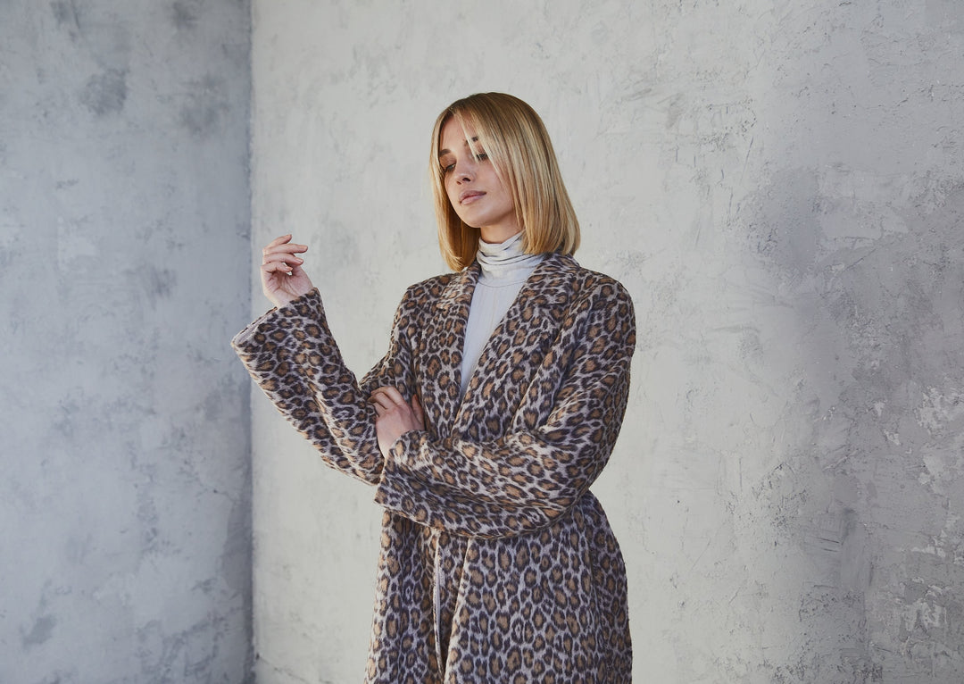 Nora Coat  Leopard