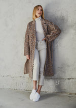 Load image into Gallery viewer, Nora Coat  Leopard
