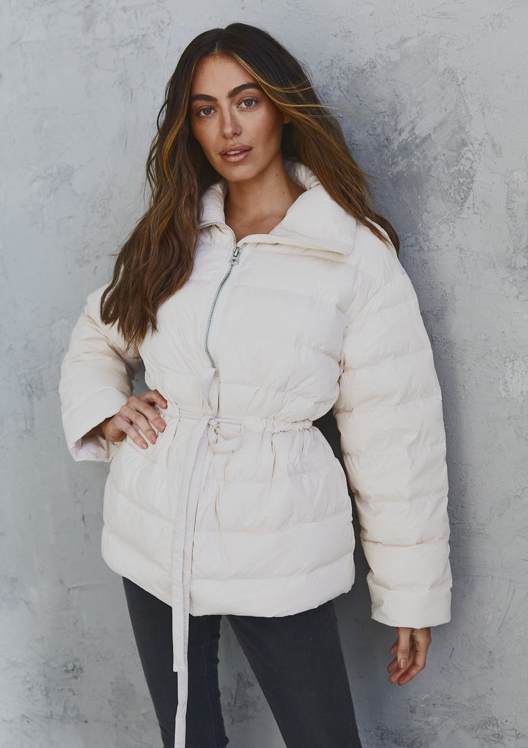 Skyler Down Jacket Bone White