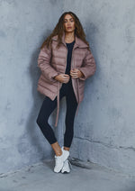 Load image into Gallery viewer, Skyler Down Jacket Rose Taupe

