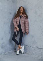 Load image into Gallery viewer, Skyler Down Jacket Rose Taupe
