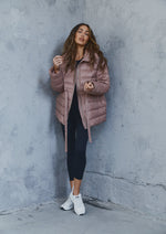 Load image into Gallery viewer, Skyler Down Jacket Rose Taupe
