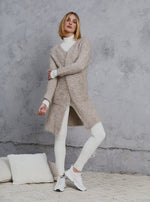 Load image into Gallery viewer, Layla Alpaca Cardigan Beige
