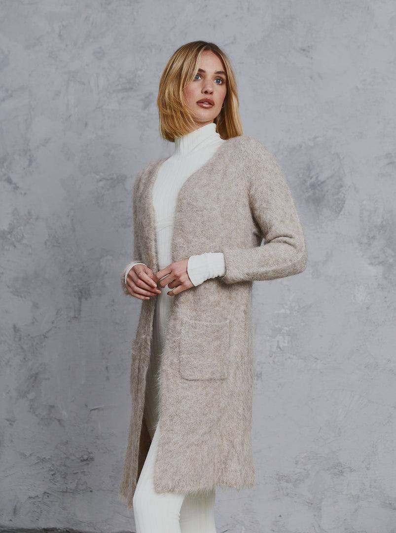 Layla Alpaca Cardigan Beige
