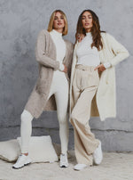 Load image into Gallery viewer, Layla Alpaca Cardigan Bone White
