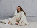 Load image into Gallery viewer, Layla Alpaca Cardigan Bone White
