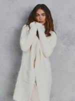 Load image into Gallery viewer, Layla Alpaca Cardigan Bone White

