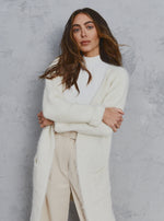 Load image into Gallery viewer, Layla Alpaca Cardigan Bone White
