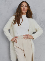 Load image into Gallery viewer, Layla Alpaca Cardigan Bone White
