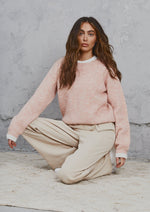Load image into Gallery viewer, Reese Kid Mohair Sweater  Blush
