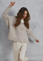 Load image into Gallery viewer, Elora Alpaca Knit Beige
