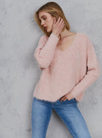 Load image into Gallery viewer, Elora Alpaca Knit Pink (SAMPLE)
