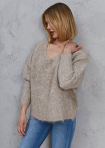 Load image into Gallery viewer, Elora Alpaca Knit Beige
