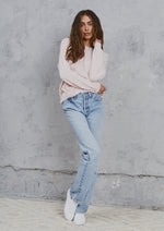 Load image into Gallery viewer, Asher Cashmere Knit  Blush Pink
