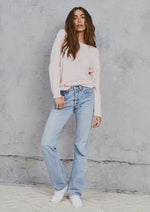 Load image into Gallery viewer, Asher Cashmere Knit  Blush Pink
